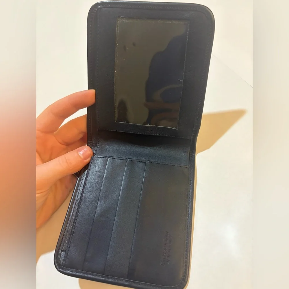 Dior Black and Gray Wallet